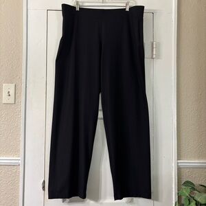 Eileen Fisher Black Wide Leg Pants